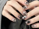 レースフレンチネイル　akane