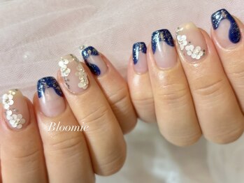 変形フレンチとホロフラワー