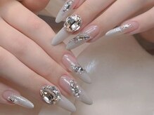 センスネイル(Sense Nail)/冬のスノーホワイトネイル