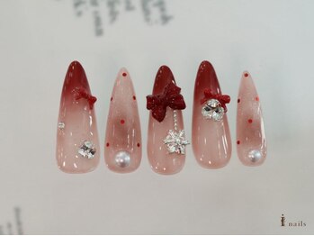 ボルドーリボンドット¥11500