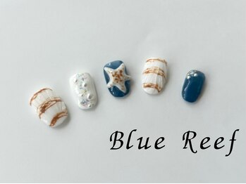 ネイルアンドまつげエクステ ブルーリーフ 四谷三丁目店(Blue Reef)/サマーネイル