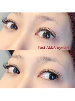 イーストアッカ アイラッシュ(East AkkA eyelash)/フラットマットラッシュデザイン