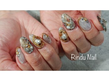 リンドゥネイル(Rindu Nail)/メタリックアート3