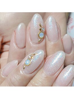 ノーラスリエン 銀座(NOLASLIEN)/春　ラメ　ピンク　ストーン