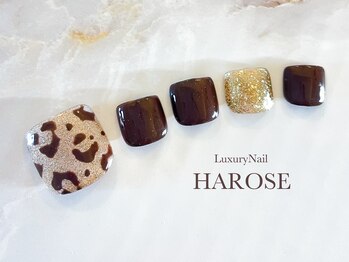 ラグジュアリーネイル ハローズ(HAROSE)/フットジェルマンスリーコース