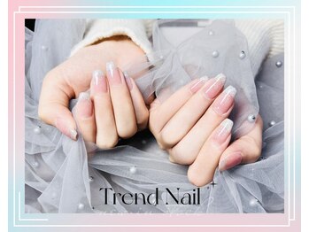トレンドネイルスタジオ(Trend Nail Studio)/幻彩ユニコーンマグのフレンチ