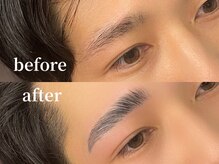 エムズアイブロウ 難波店(M’sアイブロウ)/メンズHBL☆before→After #眉毛