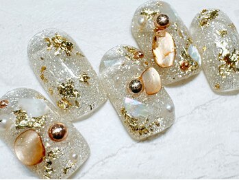 チェリーズネイル(Cherrys Nail)/キラキラ ストーンネイル