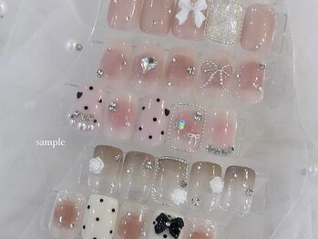 エマネイル プラス キハクヤ 堺東店(EmaNail+KIHAKUYA)/ワンホンネイルサンプル♪
