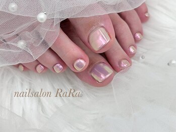 ララ(RaRa)/フットミラーネイル