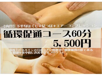 深部ほぐしのほぐしドクター/循環促進60分コース