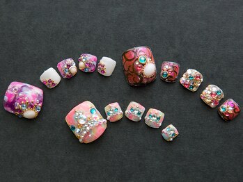 ネイルサロン ドリームズカムトゥルー(Dreams Come True)/フットネイルサンプル◆1