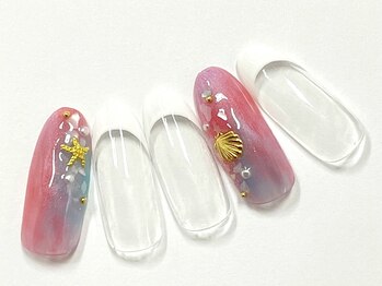 コルン/夏ネイル