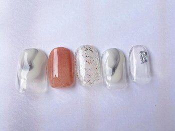 アイネイルズ 梅田店(I nails)/くすみカラーニュアンス