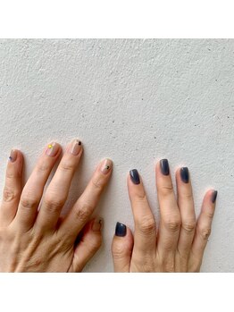 ネイル アヴァンス JR和歌山店(Nail AVANCE.)/透けネイビー