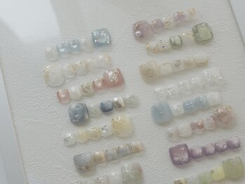 2025 フットネイル定額デザイン