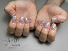 ユーネイル(YW nail)/ラメワンカラー