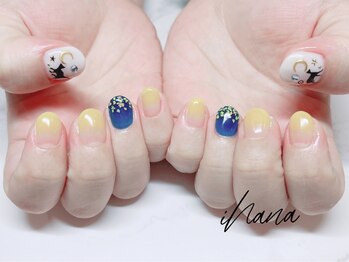 イハナ(ihana)/持込デザイン＊キャッツネイル