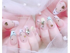＊カラフルフレンチ×ハート＊