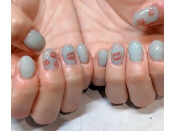 ネイルアンドアイラッシュスタジオ シュシュ(chouchou)/推し活ネイル手書きアートが得意