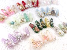 ネイルコレクション ピンク(Nail Collection Pink)/豪華絢爛：ビジュー:パーツ放題