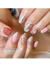 フワリン(FUWARIN)/バレンタインネイル