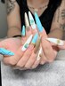 hand【長さだし】ジェルチップスカルプ持ち込みデザインコース 14,100円~