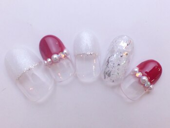 ネイルサロン ドレリッチ 大宮店(drerich)/【6990】ホイル雪の結晶