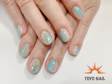 トヨネイル(TOYO NAIL)/ブルーピンクフラワー