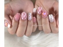 ピンクシュガーネイル(pink sugar nail)の雰囲気（可愛いデザインが人気です♪）