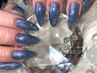 【自爪ロング限定】ワンカラーorクリアベースグラデーション￥6100