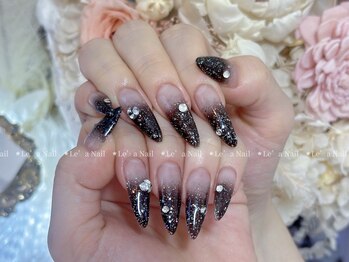 レアネイル 渋谷店(Le’a nail)/ラメグラデーション