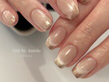 アミ バイ アメリ(AMI by Amelie)/ミラーフレンチネイル:mikako