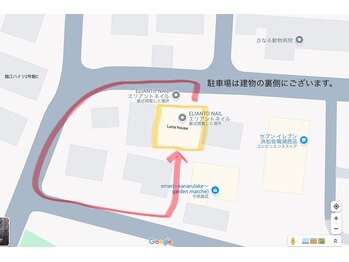 エリアントネイル(ELIANTO NAIL)/駐車場案内図