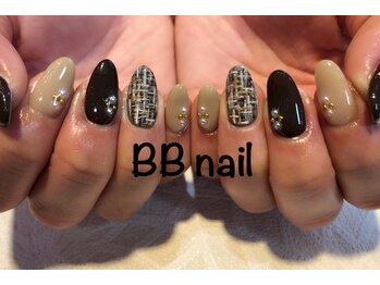 ビービーネイル(BB)/ツイードネイル