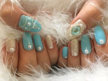 ラムー(Lah mu)/プリンセス×パールネイル♪