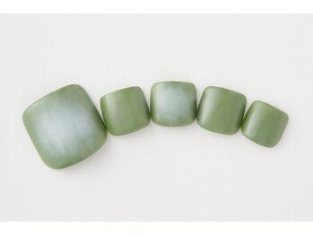 アトリエプラスエヌ(Atelier+N)/【フットネイル】チークネイル