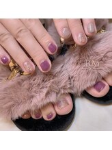 ビューティームーン(beauty moon)/大人パープル×グレー＊