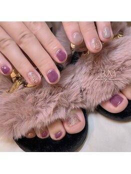 大人パープル×グレー*