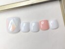 パステルオレンジネイル　¥7800