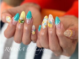 パステルレモンネイル