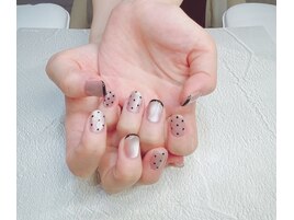 ゆめかわ星ネイル