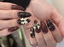 シルン(CILN.)/burgundy chek pattern