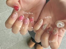 ナンバーネイル 大分中央町店(N° nail)/strawberry/いちご