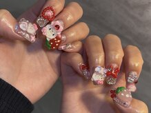リグナル リット(Lignal.liit)/ピンク×レッドキティネイル