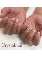 クリスタルネイル ボンベルタ橘店(CRYSTAL NAIL)/フレンチ×3D