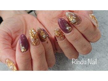 リンドゥネイル(Rindu Nail)/メタリックアート2