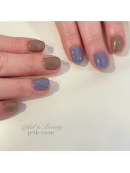 プティクール(petit coeur)/ワンカラー＆ワンポイントミラー