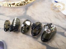 ラスターネイル(Luster nail)/ゴスロリネイル☆