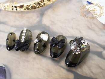 ラスターネイル(Luster nail)/ゴスロリネイル☆
